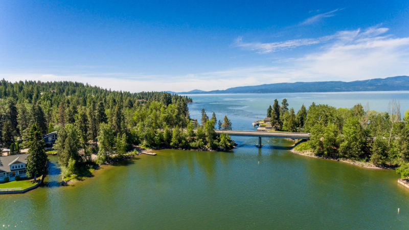 flathead bigfork bay near bigfork montana