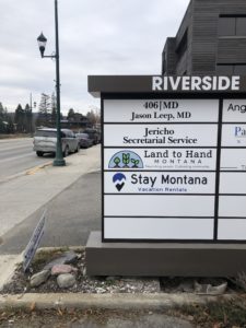 whitefish office sign